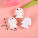 10pcs Carrot Rabbit Resin Flat Back Embellishments - FurryZone
