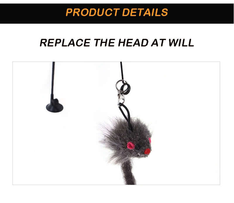 Interactive Feather Bird Cat Toy - FurryZone
