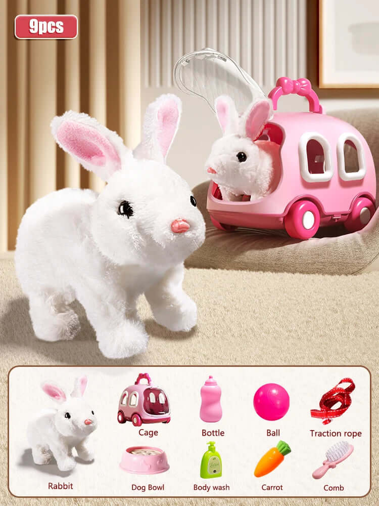 Interactive Walking Rabbit Plush Toy - FurryZone