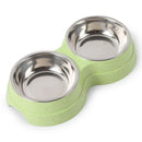 Double Stainless Steel Pet Bowls - FurryZone