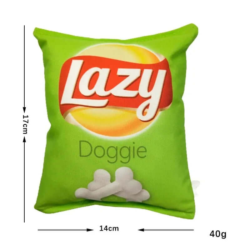 Funny Crisps Plush Dog Toy - FurryZone