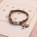 Pet Collar With Bell Cartoon Footprint Colorful Dog Puppy Kitten Collar Adjustable Safety Bell Ring Necklace Pet Accessories FurryZone