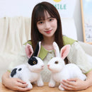 20cm Realistic Rabbit Plush Toy - FurryZone
