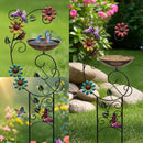 Bird Bath with Trellis Outdoor - FurryZone