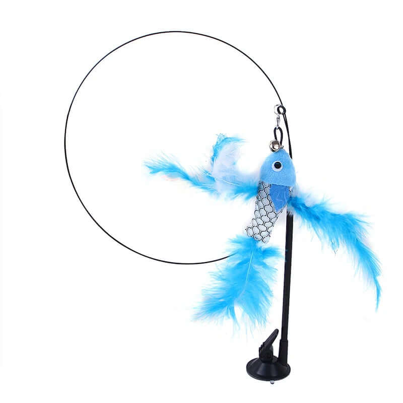 Interactive Feather Bird Cat Toy - FurryZone
