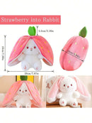 Strawberry Bunny Plush Toy - FurryZone