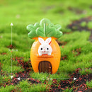 Cartoon Carrot Rabbit Figurines - FurryZone