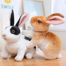 20cm Realistic Rabbit Plush Toy - FurryZone