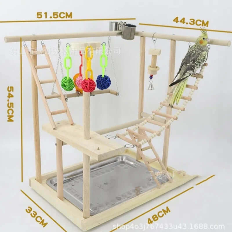 Wood Parrot Playground - FurryZone