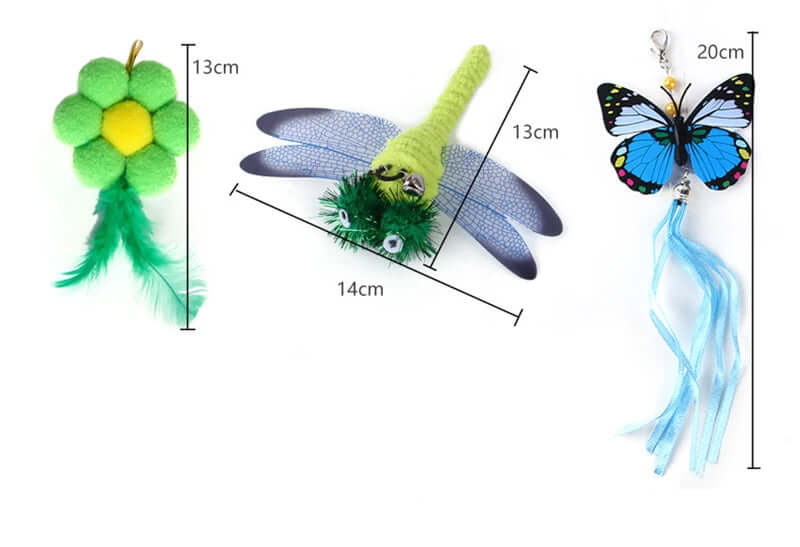 Interactive Feather Bird Cat Toy - FurryZone