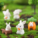 Cartoon Carrot Rabbit Figurines - FurryZone