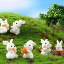 Cartoon Carrot Rabbit Figurines - FurryZone