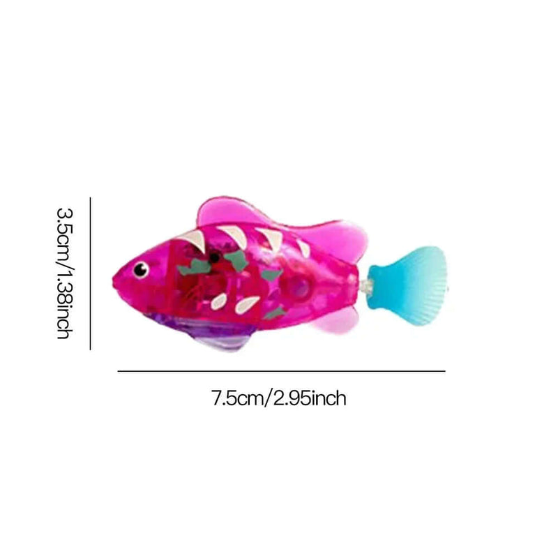 LED Interactive Swimming Robot Fish Toy for Cats FurryZone