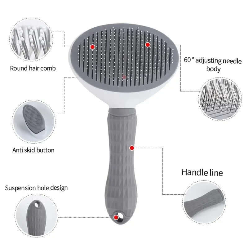Pet Dog Hair Brush Cat Comb Pet Hair Remover Brush for Dogs Cats Puppy Kitten Grooming Tools Dogs Accessories Pet Supplies FurryZone