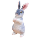 Simulation Kawaii Long-Eared Realistic Rabbit Plush Toy - FurryZone