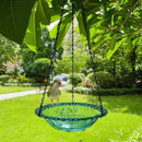 Bird Flower Shaped Hanging Bird Feeder Birdbath - FurryZone