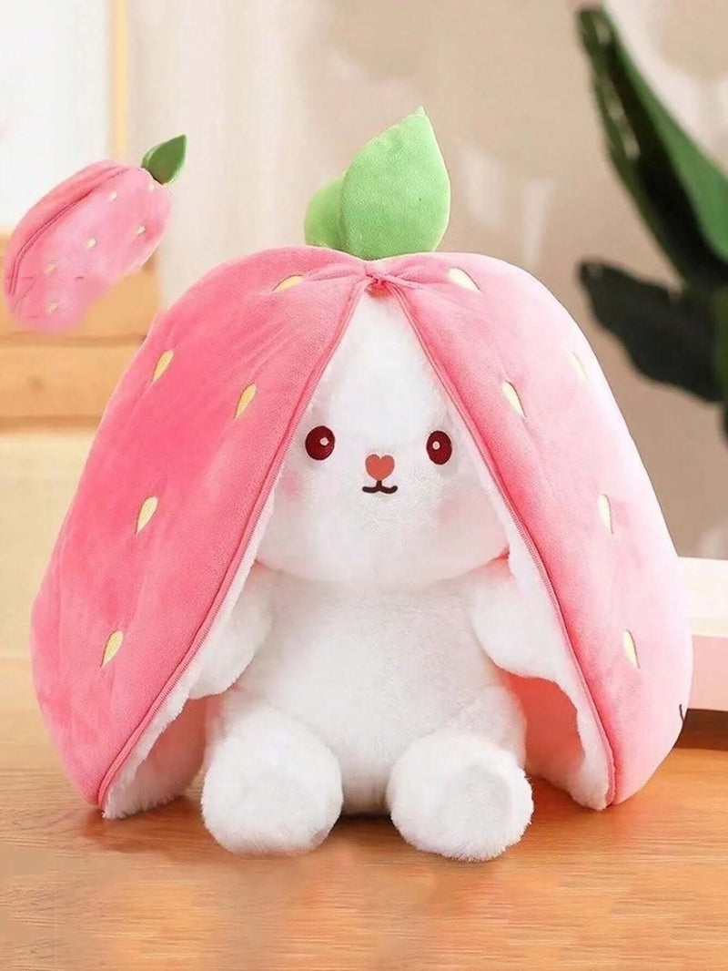 Strawberry Bunny Plush Toy - FurryZone
