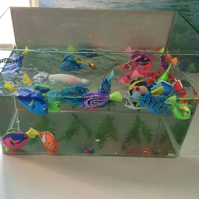 LED Interactive Swimming Robot Fish Toy for Cats FurryZone