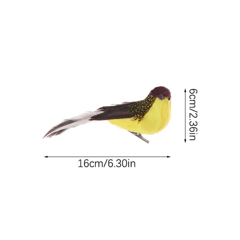 Artificial Foam Feather Bird Model - FurryZone