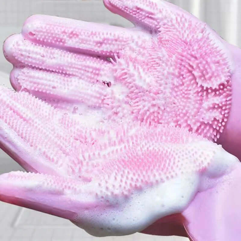 Pet Grooming Bathing Gloves - FurryZone