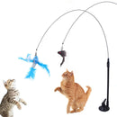 Interactive Feather Bird Cat Toy - FurryZone