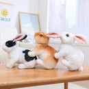 20cm Realistic Rabbit Plush Toy - FurryZone