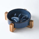 Slow Food Ceramic Bowl for Dogs and Cats - FurryZone