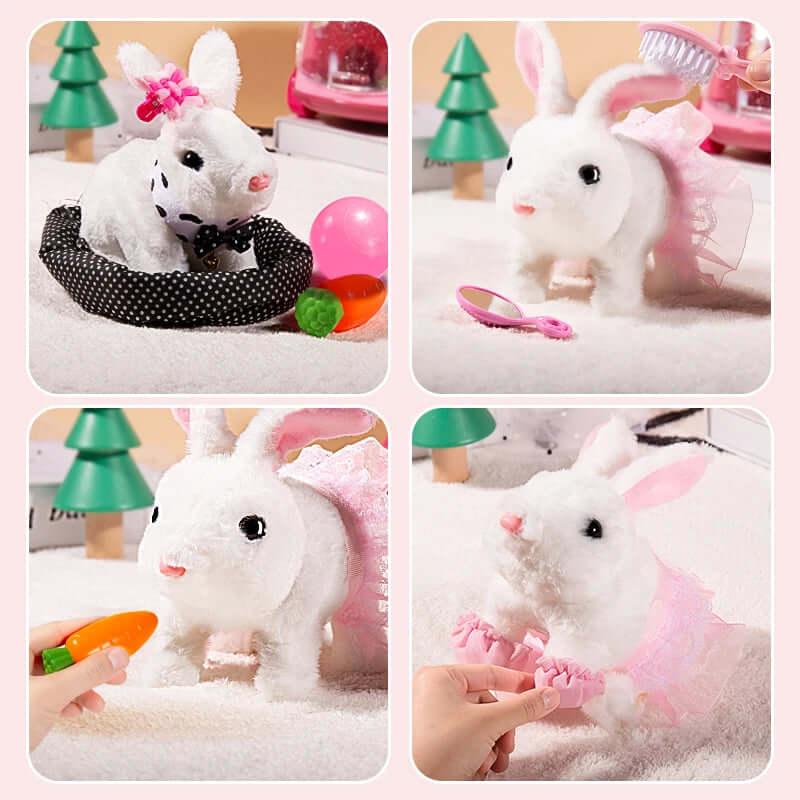 Interactive Walking Rabbit Plush Toy - FurryZone