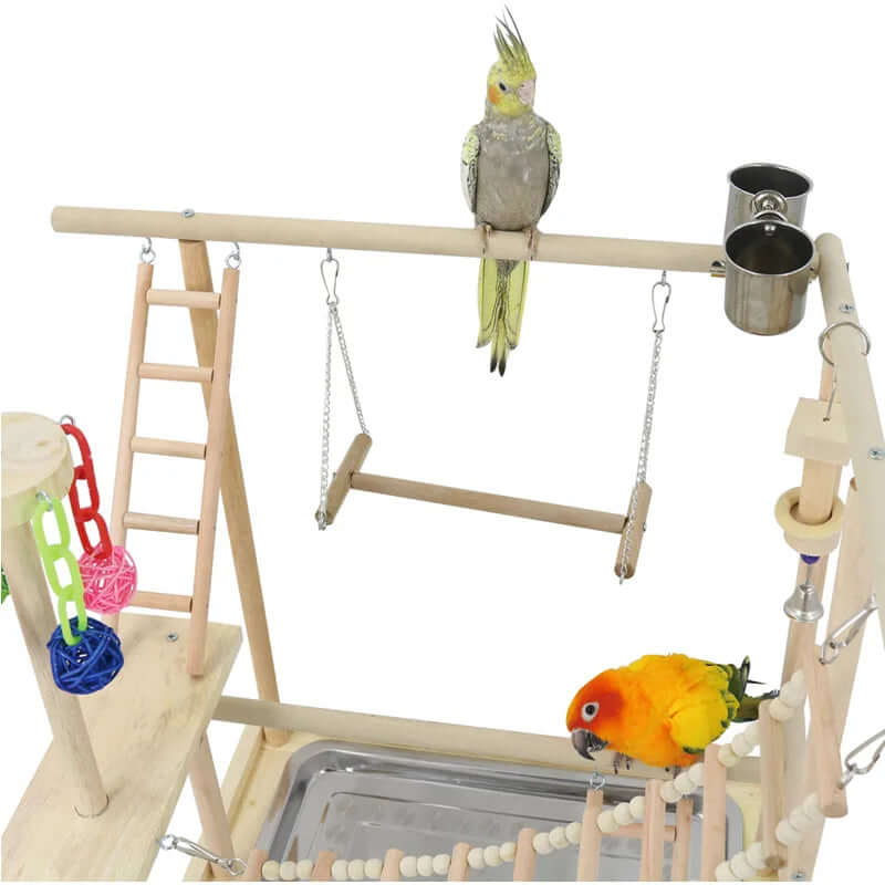 Wood Parrot Playground - FurryZone
