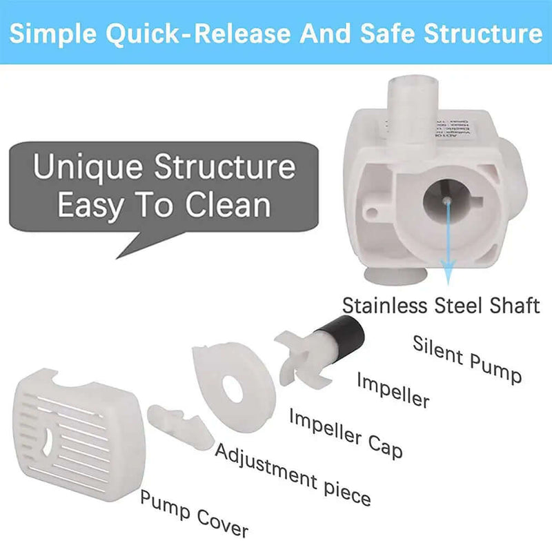 Cat Water Fountain Replacement Pump FurryZone