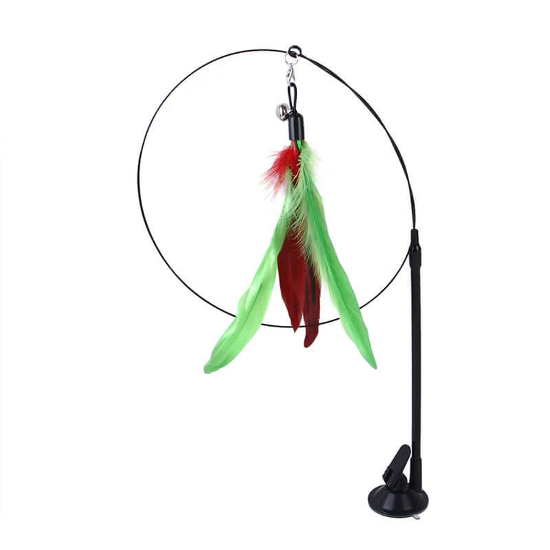 Interactive Feather Bird Cat Toy - FurryZone