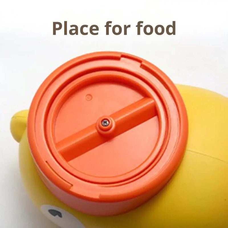 Interactive Dog Puzzle Feeder - Cartoon Duck Design FurryZone