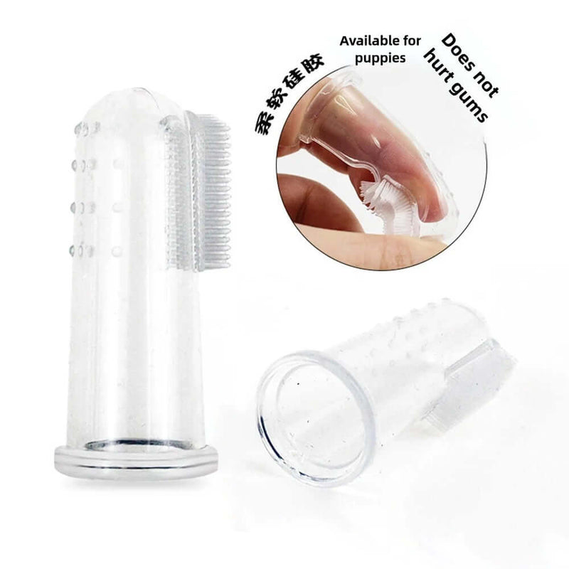 Pet Silicone Finger Cots Toothbrush FurryZone