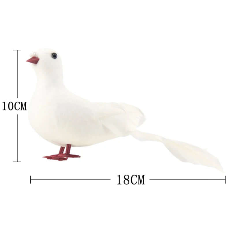 Artificial Foam Feather Bird Model - FurryZone