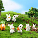 Cartoon Carrot Rabbit Figurines - FurryZone